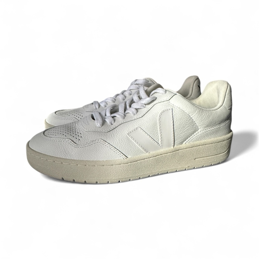 Veja White Leather Sneakers